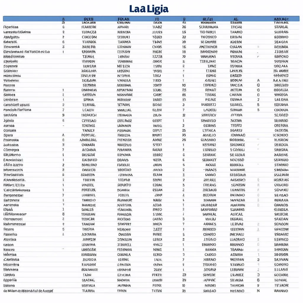 bảng-xếp- hạng-liga