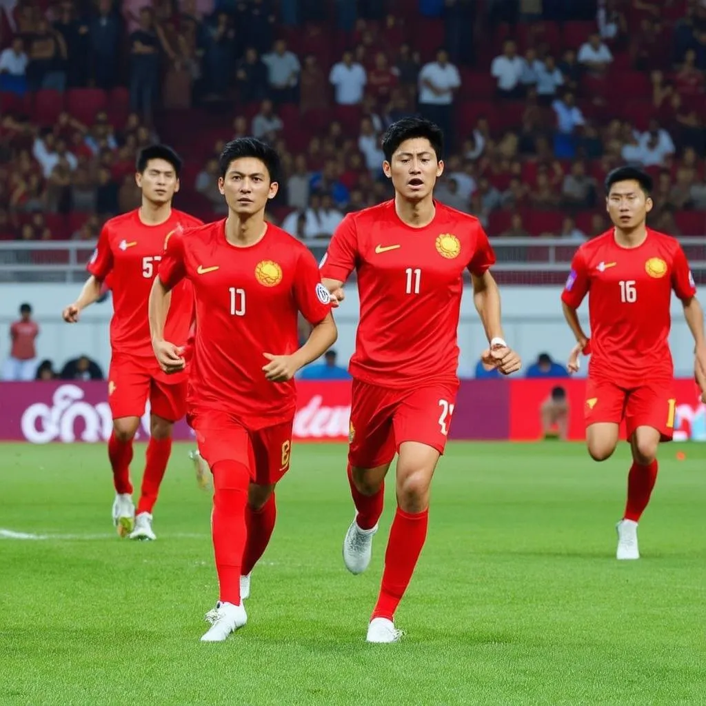 Đội tuyển Việt Nam thi đấu Asian Cup