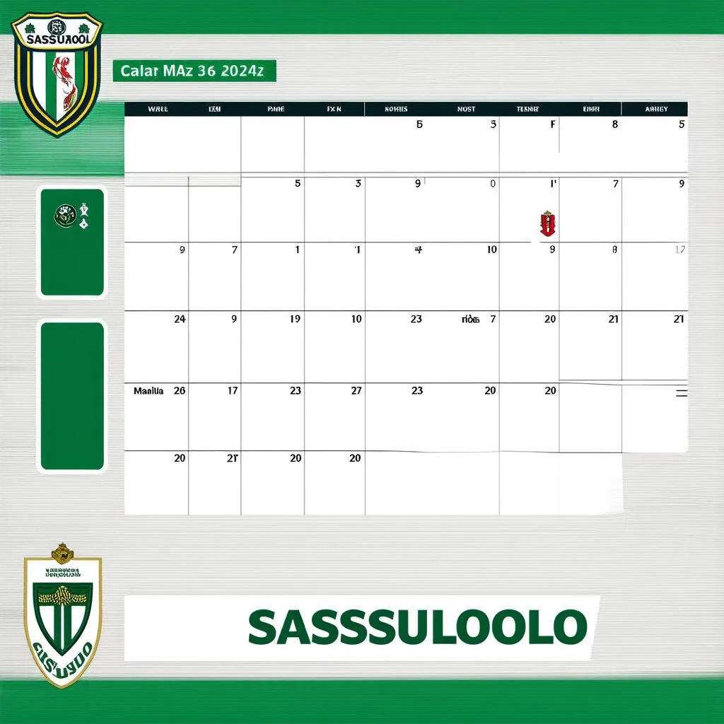 lịch thi đấu sassuolo