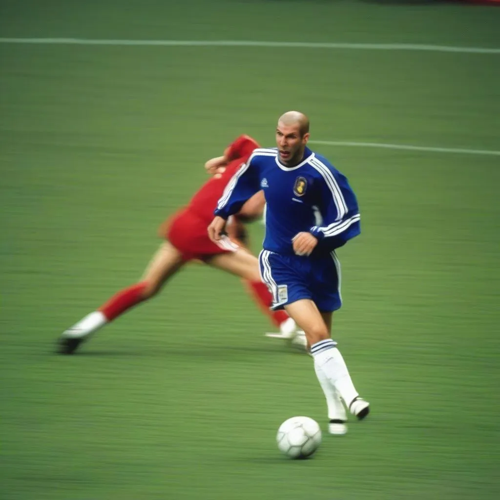 Zidane ghi bàn trong trận chung kết World Cup 1998