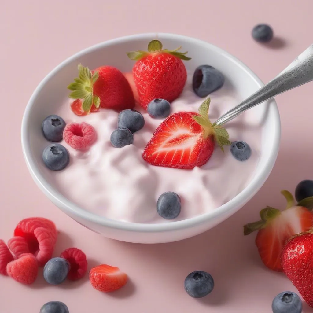 2 Cups of Fruit Yogurt