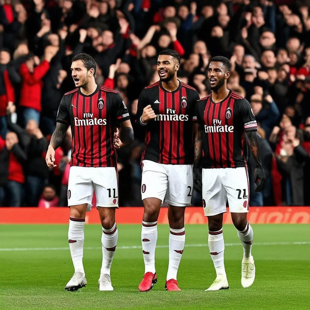 AC Milan thi đấu