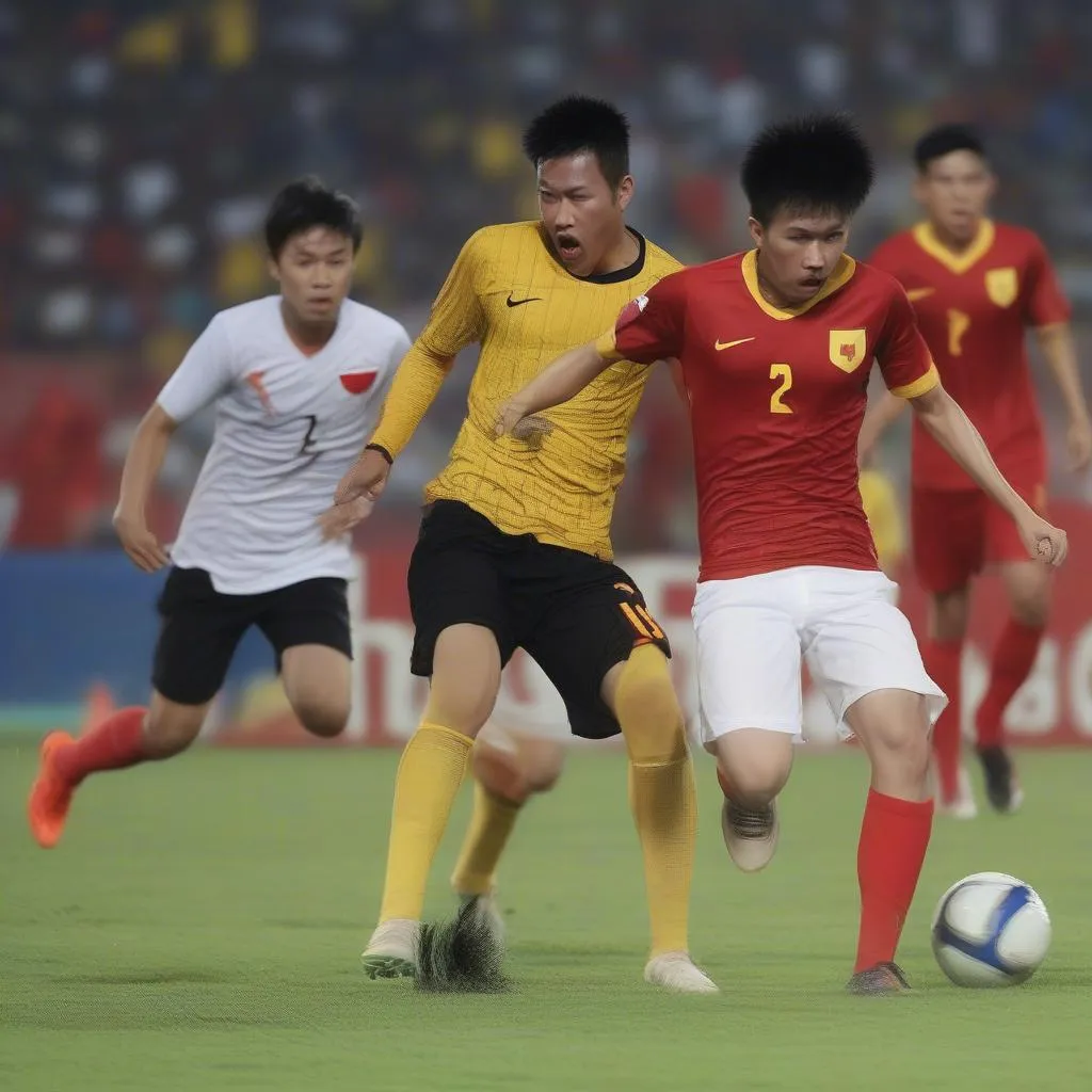 Trận đấu giữa Việt Nam và Malaysia tại AFF Cup 2018