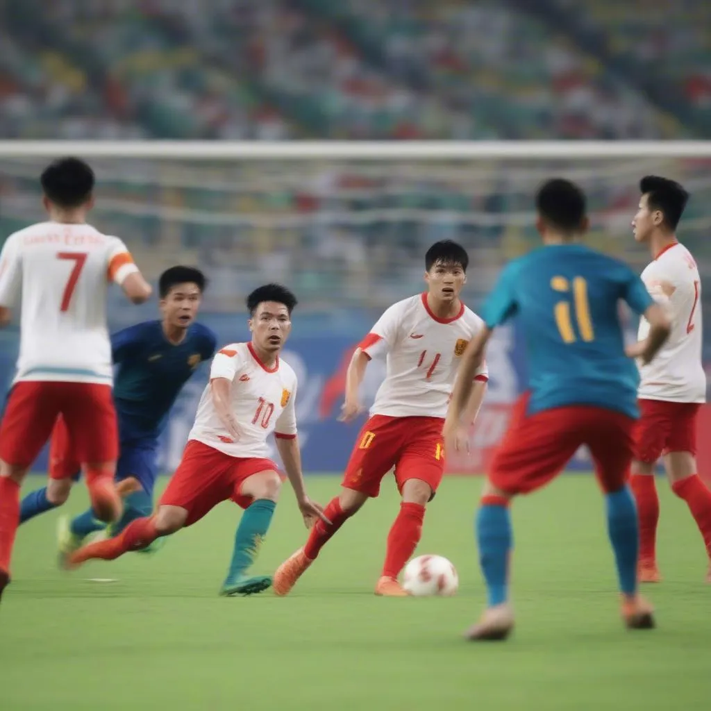 Ảnh về đội tuyển Việt Nam thi đấu AFF Cup 2021