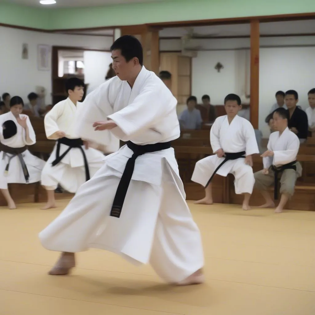 Giải đấu võ thuật Aikido tại CLB Aikido Người Lin