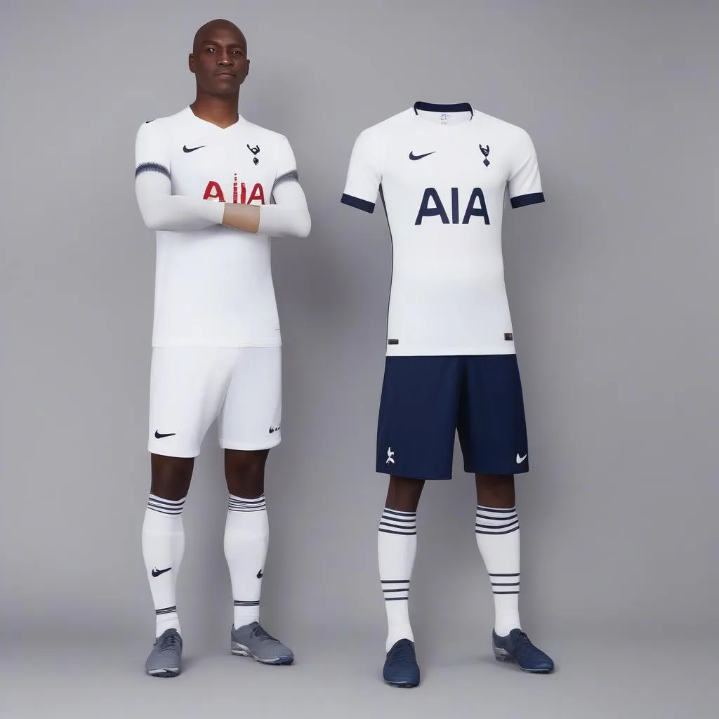 Áo CLB Tottenham 2018 Nike màu trắng cổ điển với họa tiết hoa văn