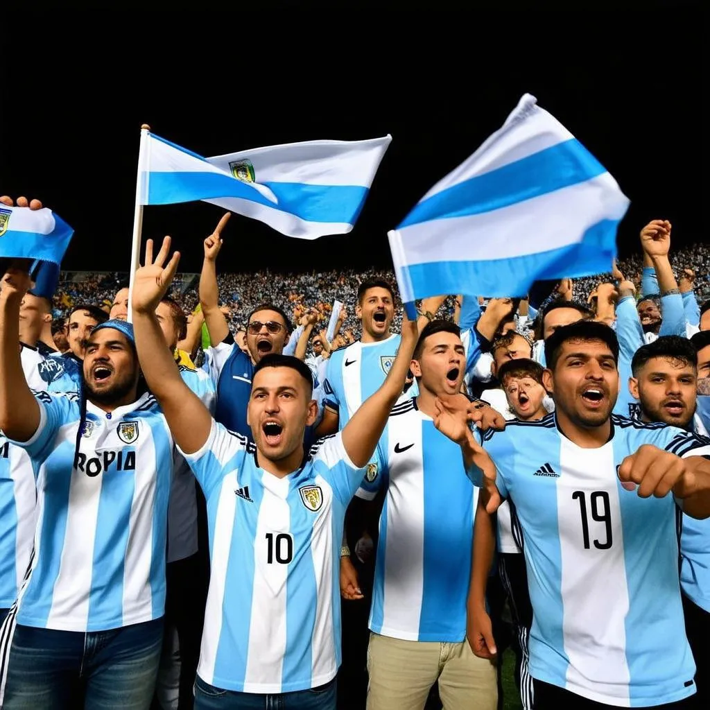 Áo đá banh Argentina fan