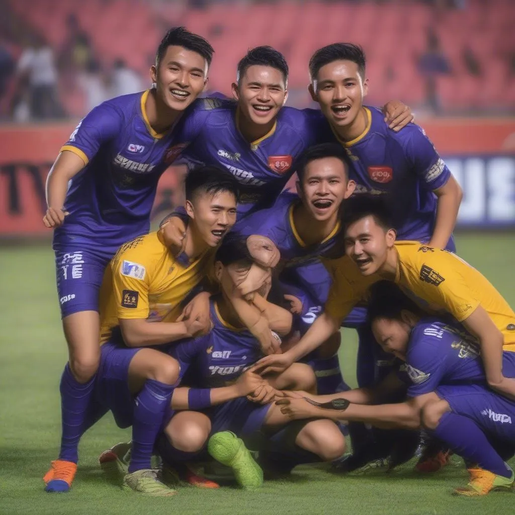 Áo đấu CLB Hà Nội 2018 trong trận chung kết V-League 2018