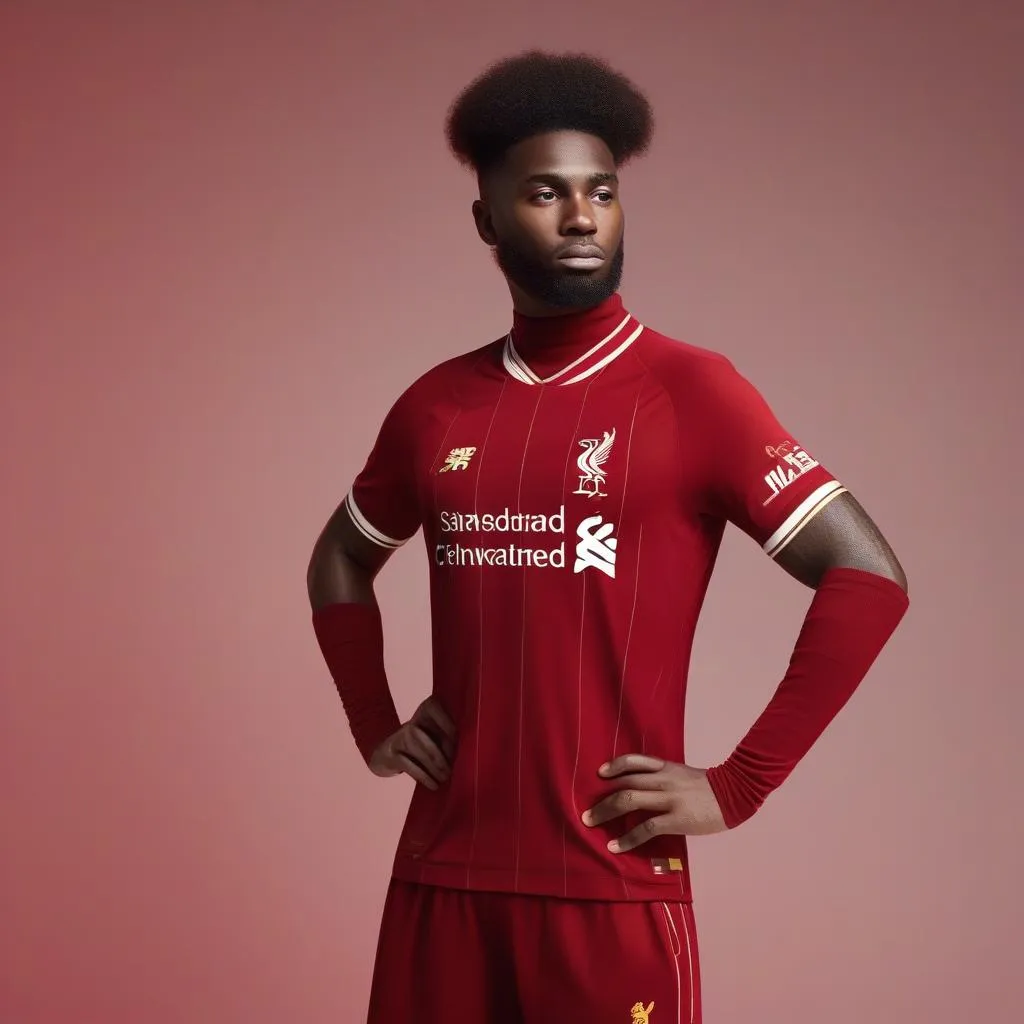 Áo đấu Liverpool 2019: Đỏ rực rỡ với họa tiết vàng kim loại