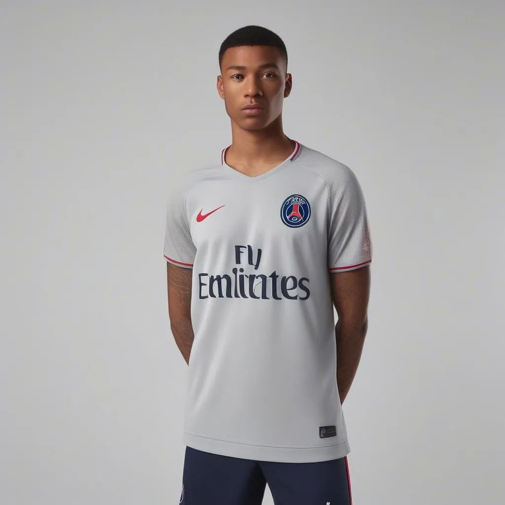 Áo đấu sân khách Paris Saint-Germain 2019: Nét đẹp tinh tế với màu trắng và xám