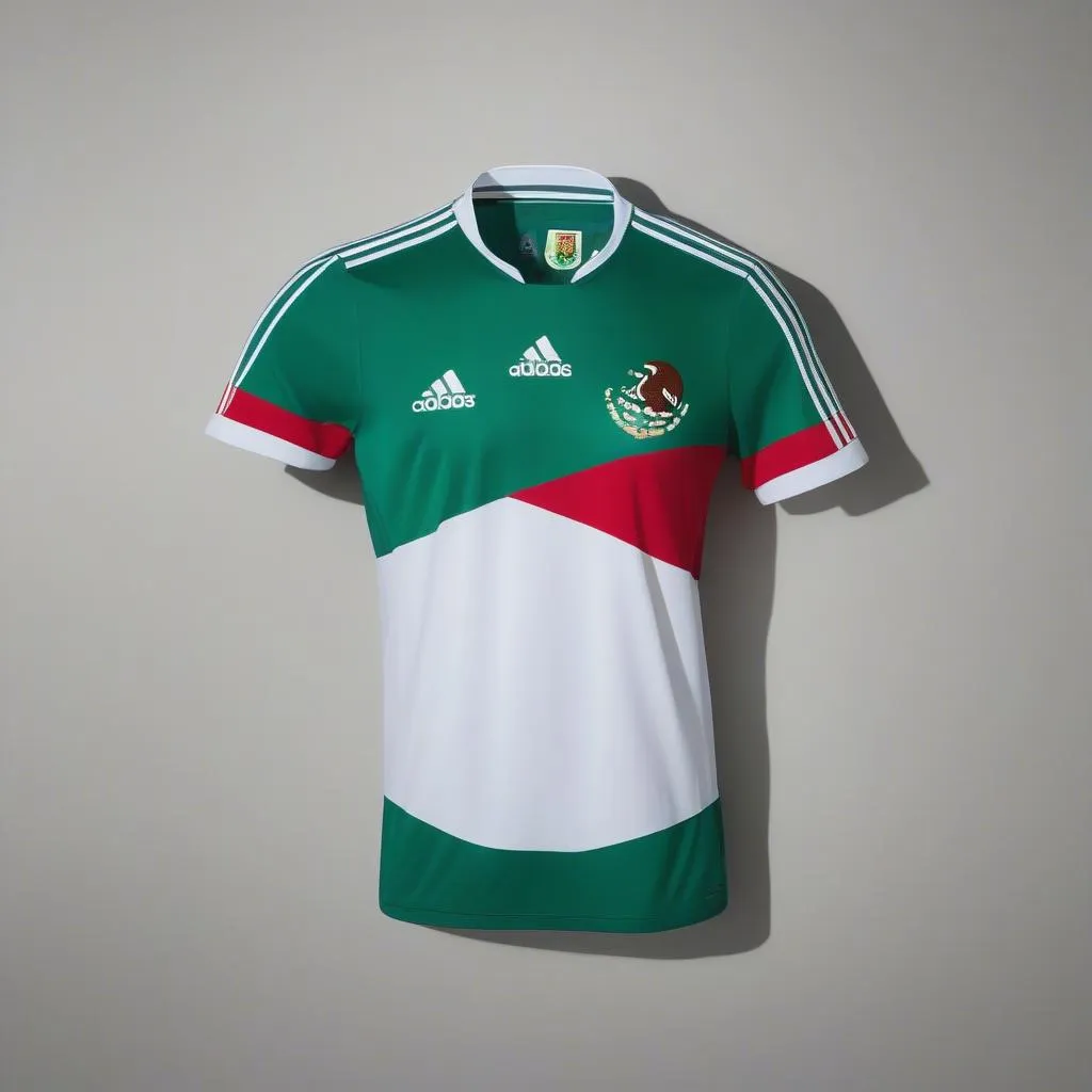 Áo đấu Mexico World Cup 2018 với thiết kế độc đáo, lấy cảm hứng từ lá cờ Mexico