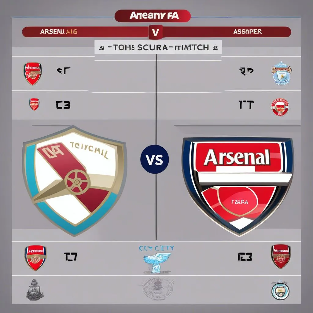 Dự đoán tỷ số trận Arsenal vs Man City FA Cup