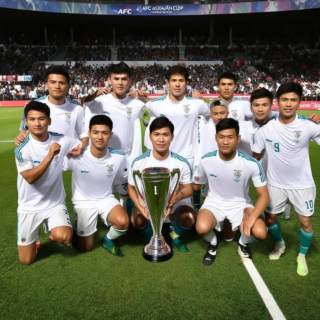 Giấy chứng nhận vô địch Asian Cup 2011