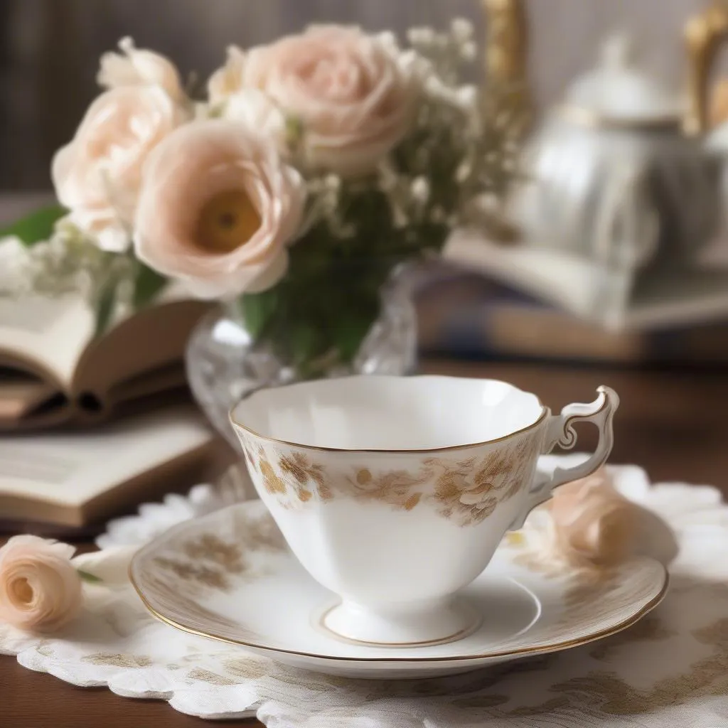 Aynsley tea cup - Biểu tượng của sự sang trọng và nét đẹp cổ điển