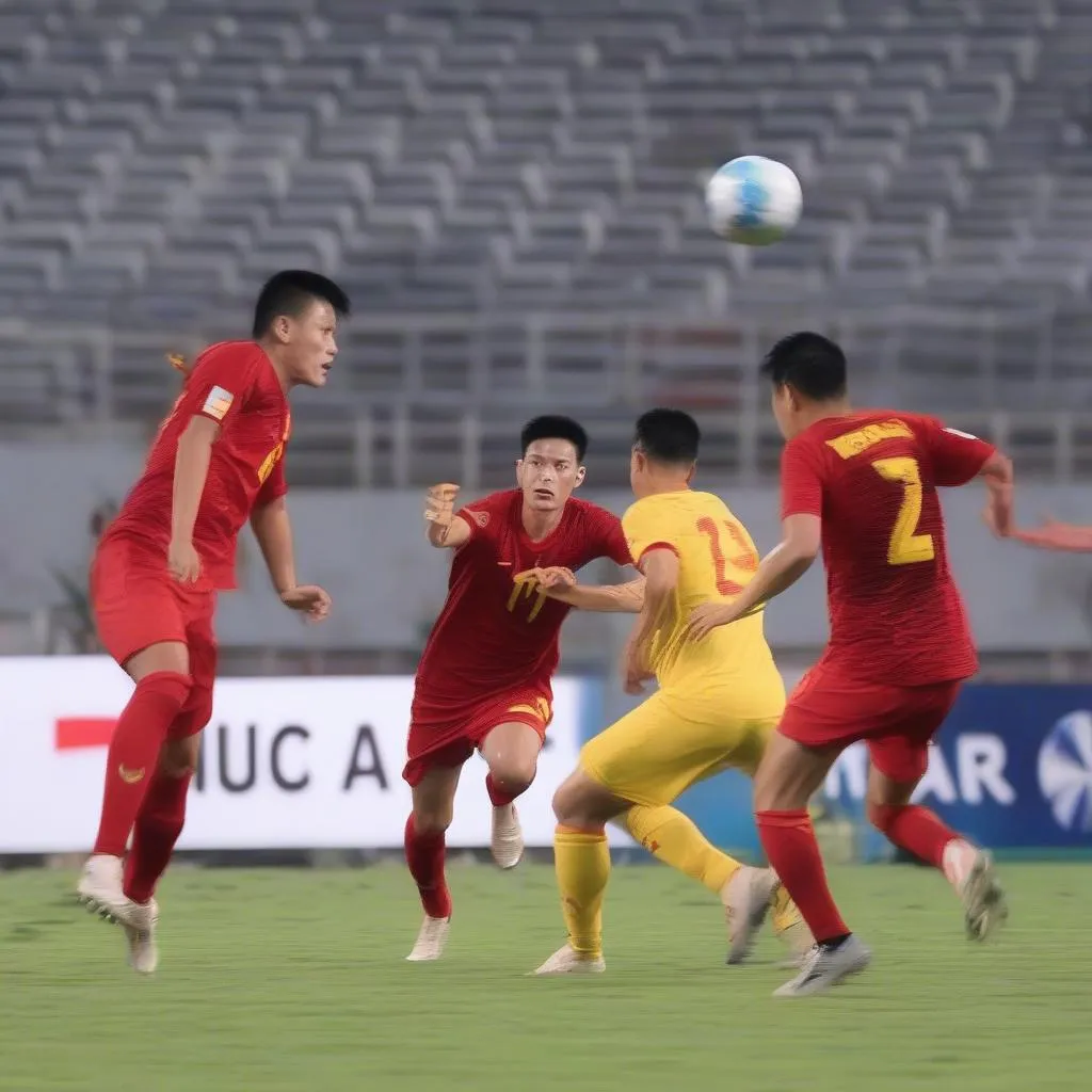 Trận đấu bán kết AFF Cup 2021 giữa Thái Lan và Việt Nam