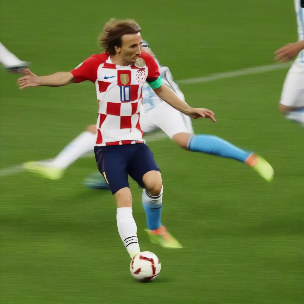 Bàn thắng đẹp nhất World Cup 2018 của Luka Modric trong trận Croatia vs Argentina