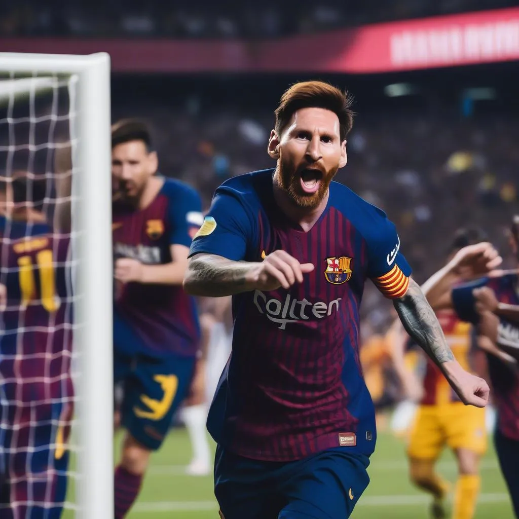 Bàn thắng tuyệt vời của Messi