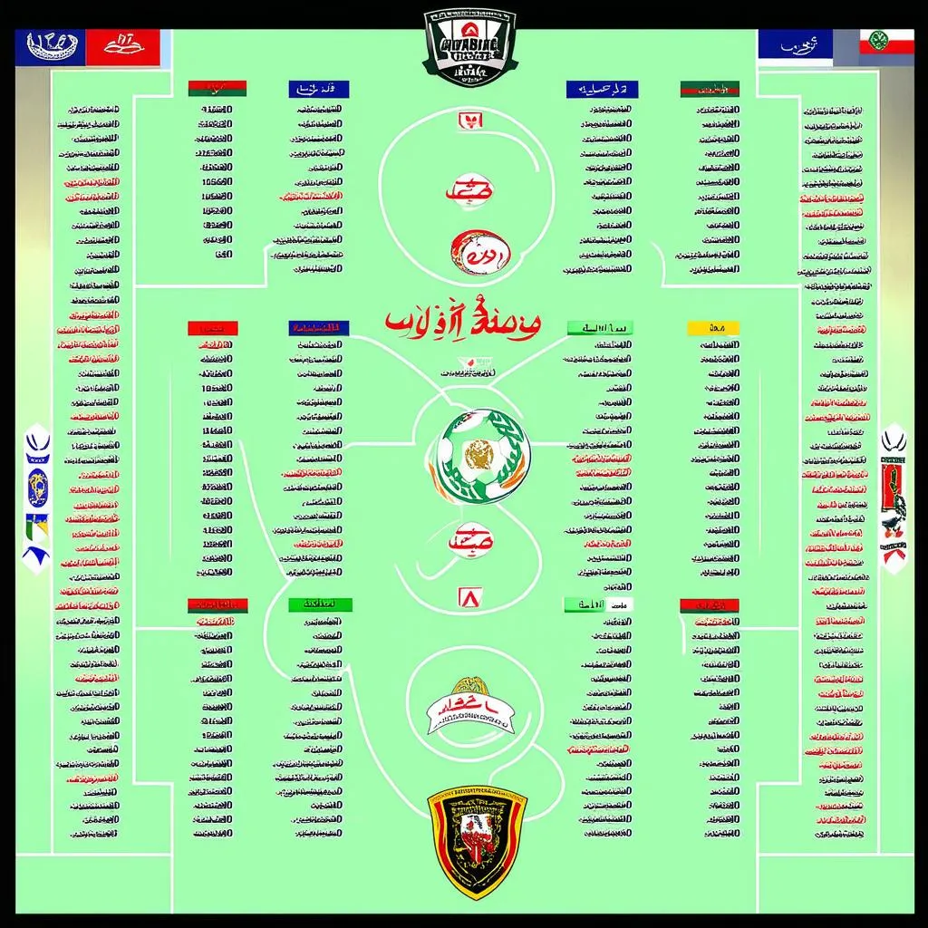 Bảng xếp hạng bóng đá Ả Rập