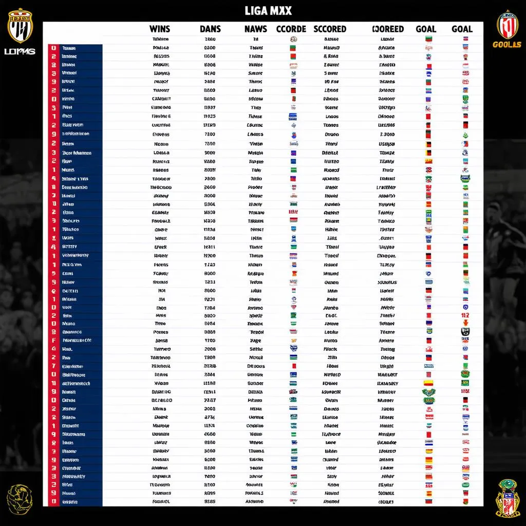 BXH Liga MX