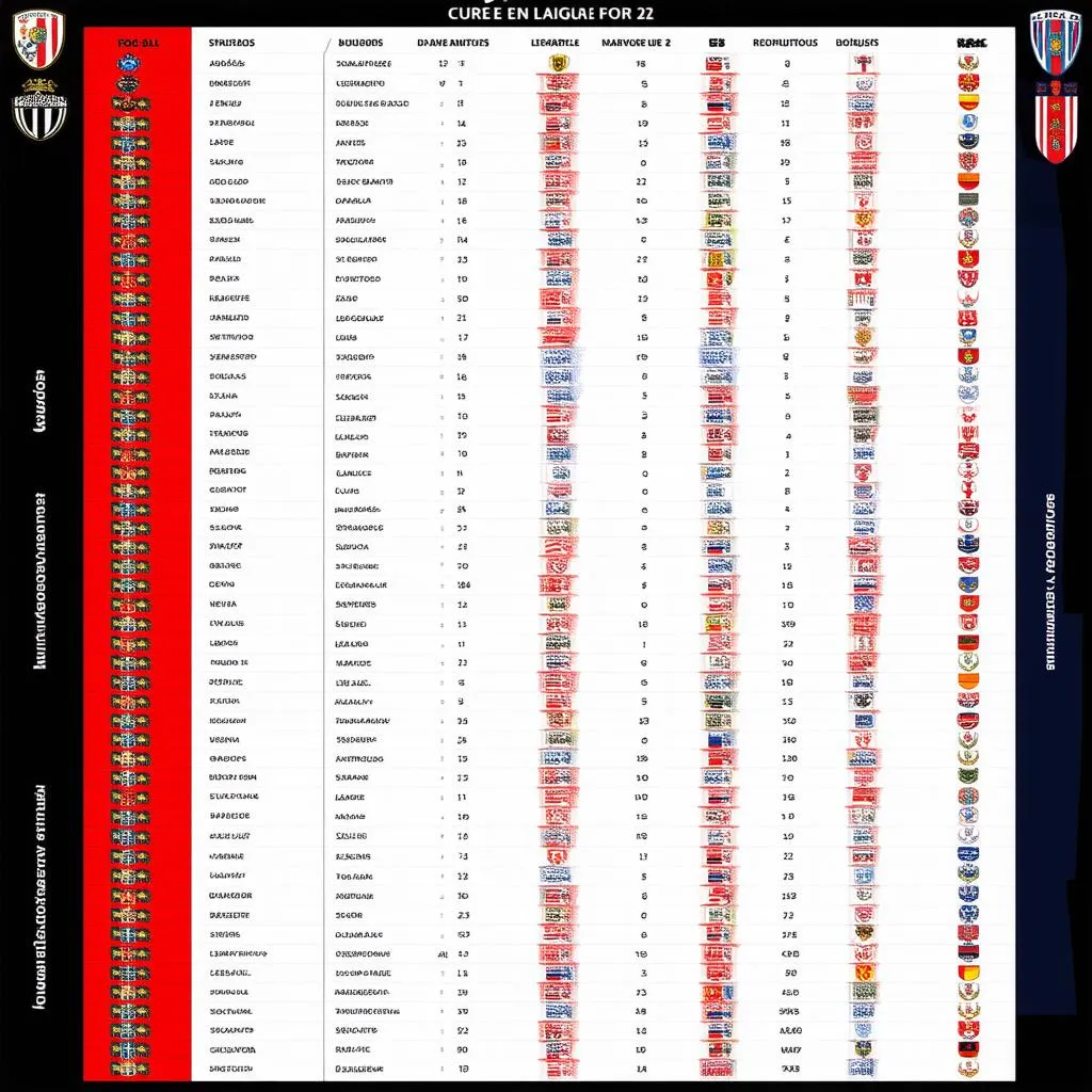 Bảng xếp hạng Ligue 2