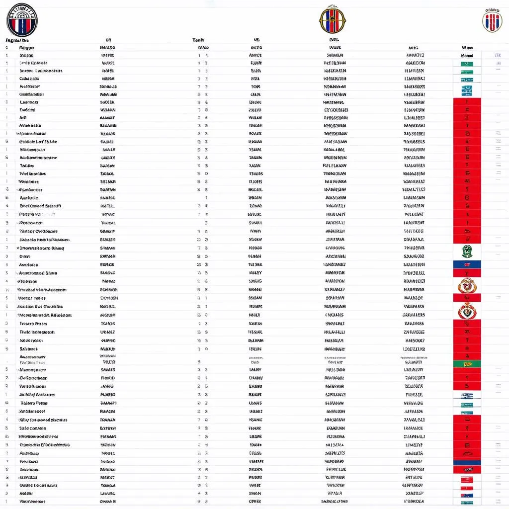 Bảng xếp hạng Serie A