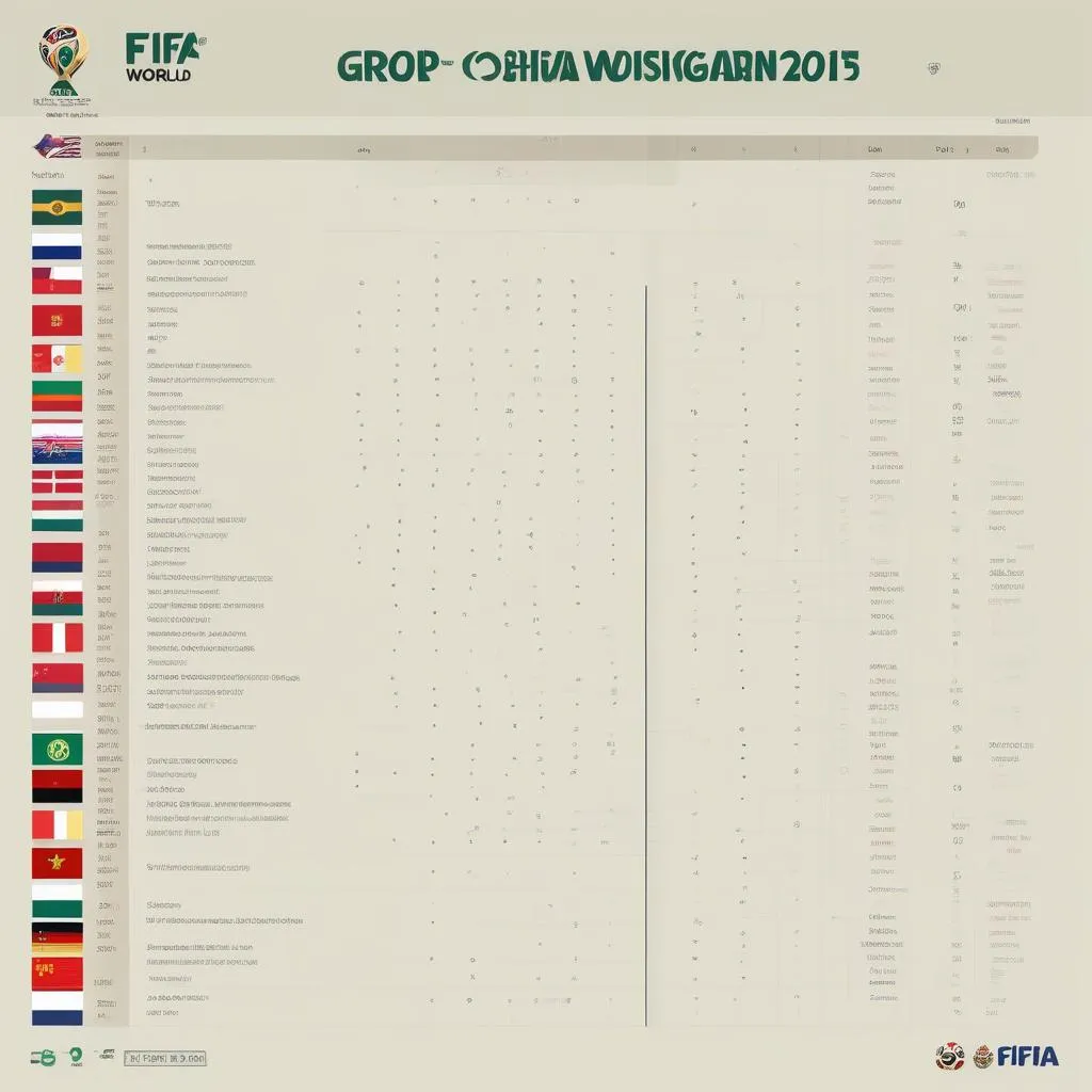 Bảng xếp hạng bảng C World Cup 2022