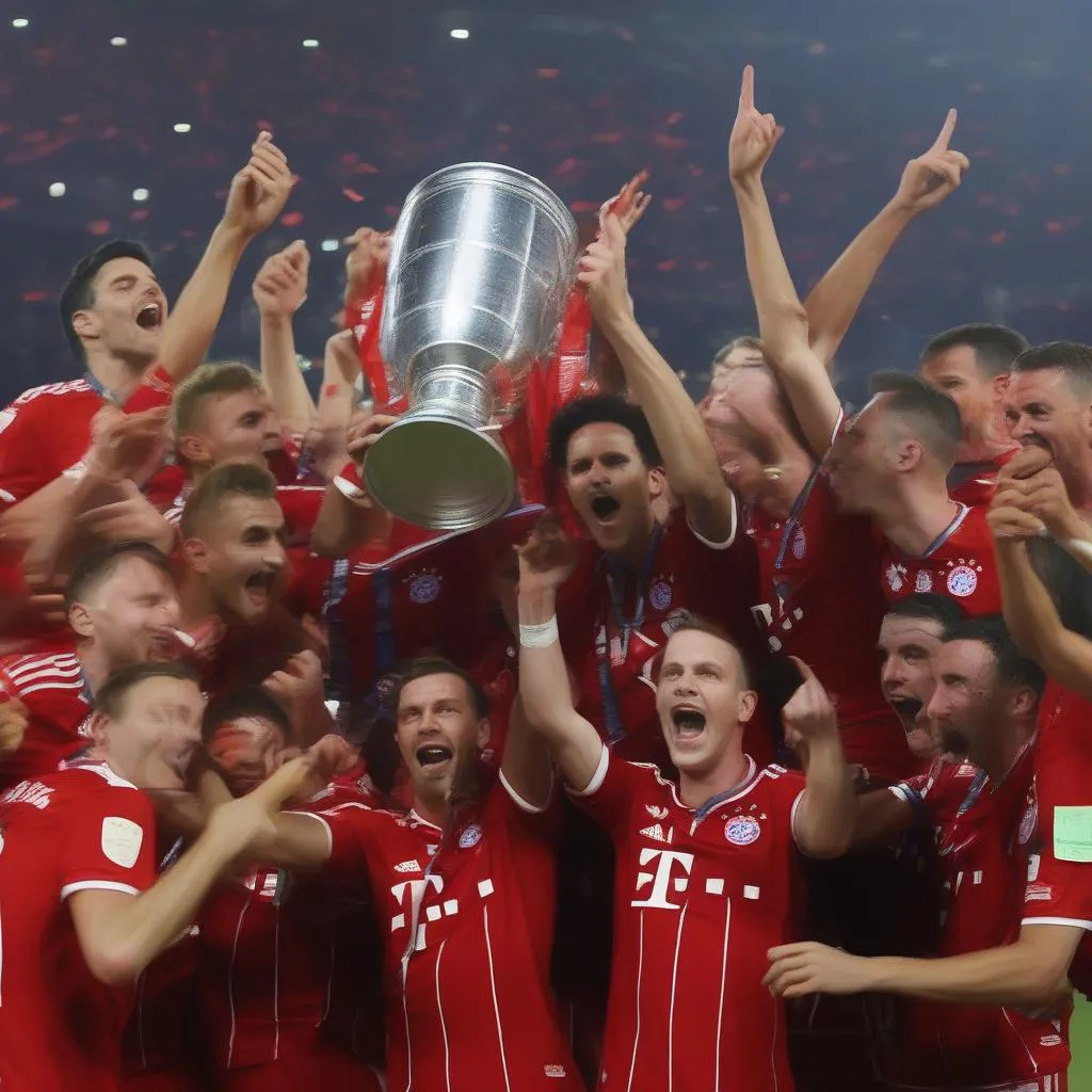 Bayern Munich là đội bóng thống trị Siêu Cúp Đức với 10 chức vô địch