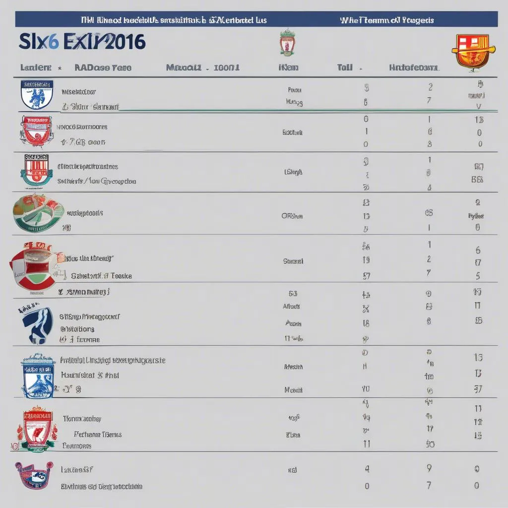 Dự đoán tỷ số Big Six Premier League