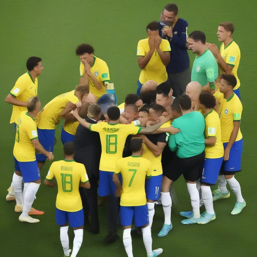 Brazil thất bại thảm hại trước Đức