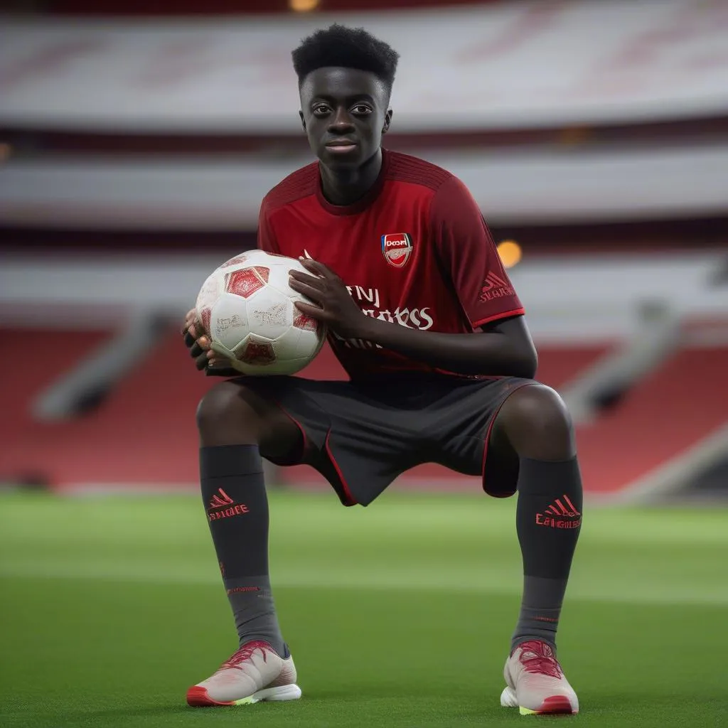 bukayo saka số 7 arsenal