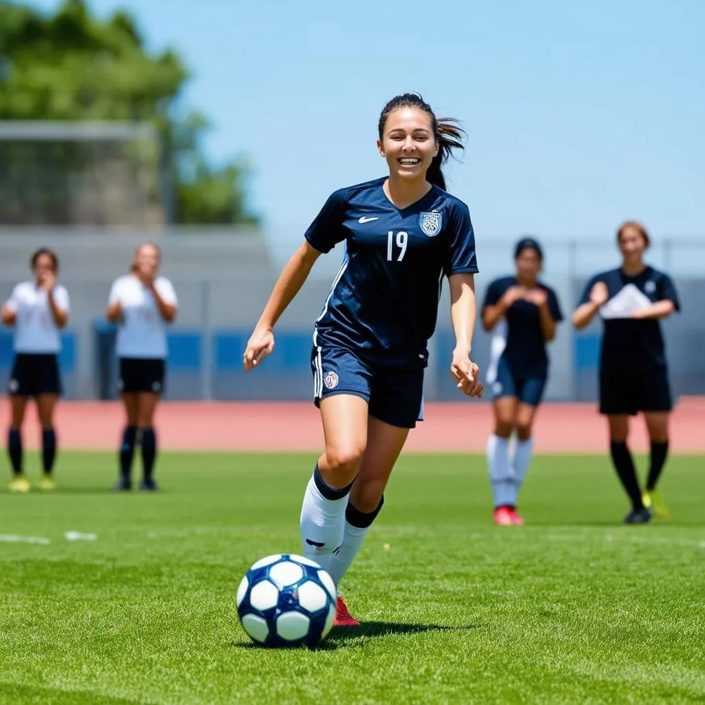 female-football-player