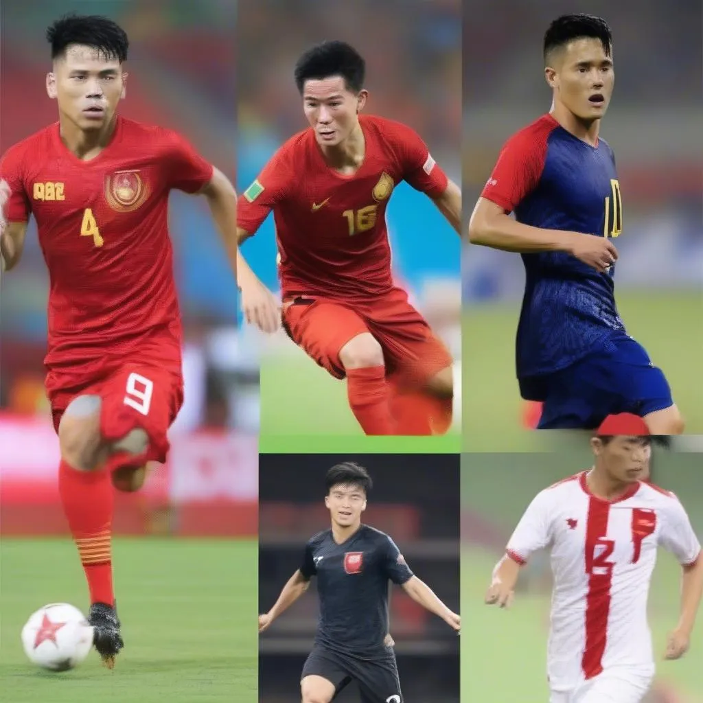 Các cầu thủ Việt Nam thi đấu ấn tượng tại vòng loại World Cup 2020