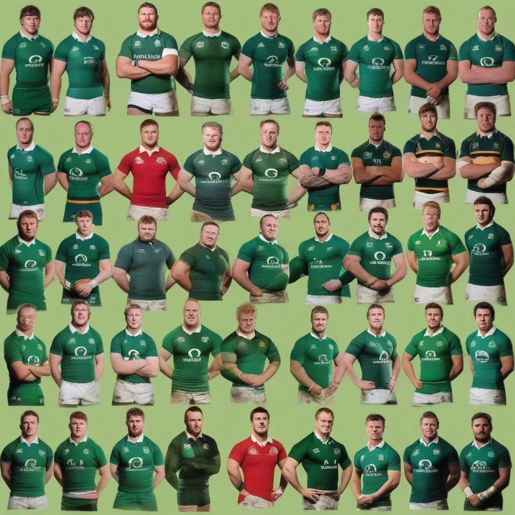 Cầu thủ Rugby Ireland hiện tại