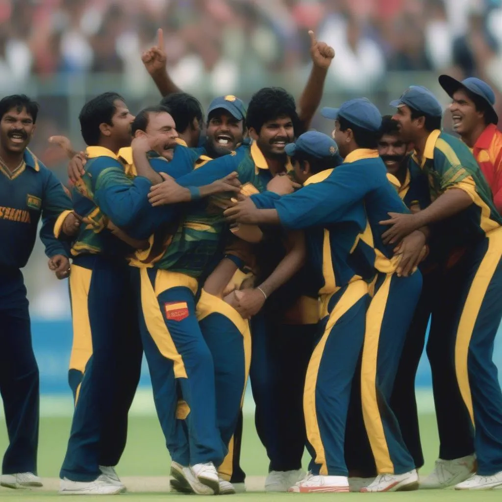 Sri Lanka giành chiến thắng thuyết phục trong trận chung kết World Cup Cricket 1996