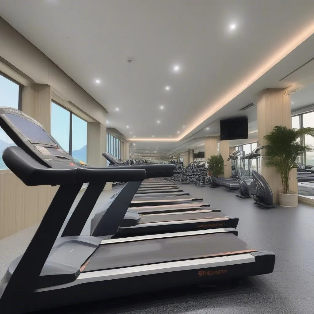 Không gian tập luyện hiện đại tại CLB Gym Nha Trang