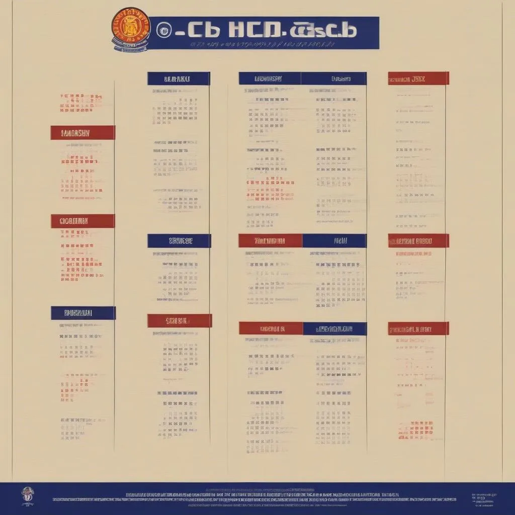 CLB Hà Nội FLCTH-schedule