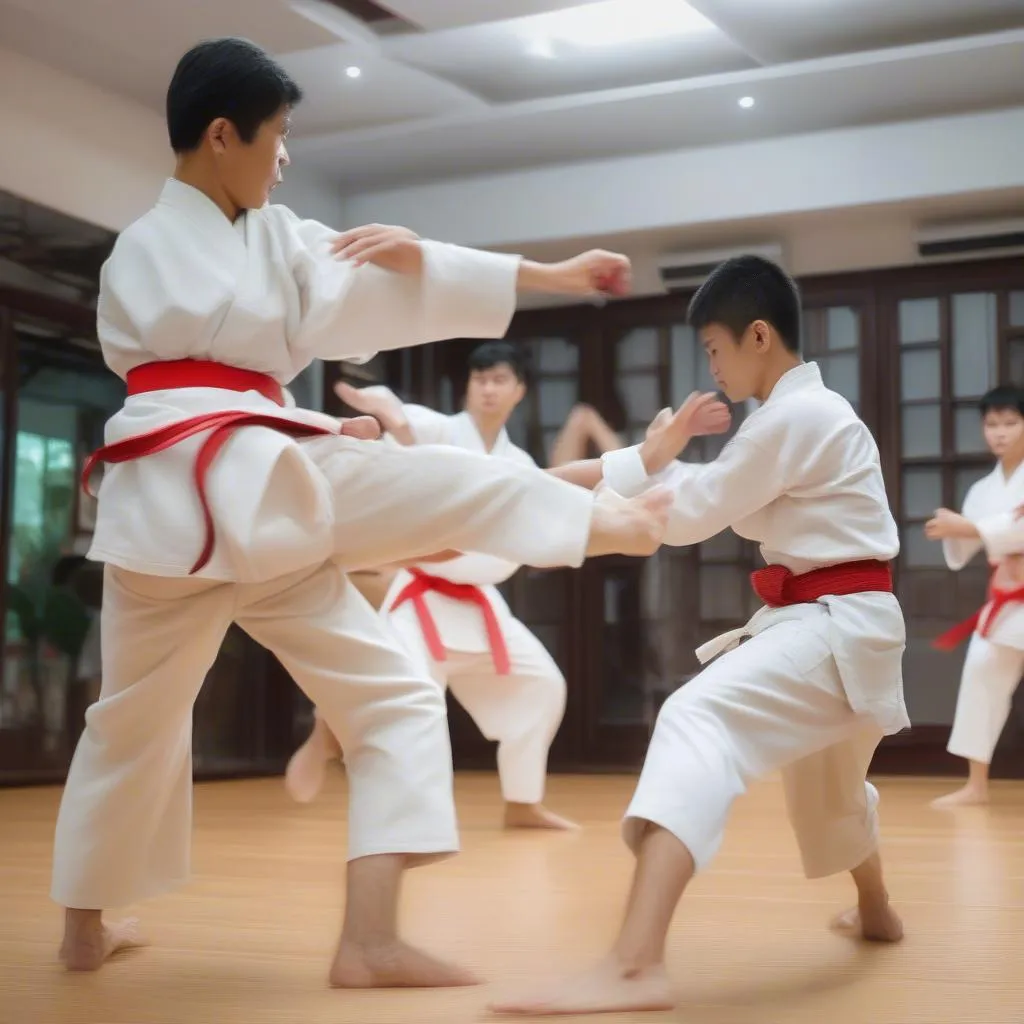 CLB Karatedo Sky Line Hà Nội - Nơi rèn luyện tinh thần võ sĩ