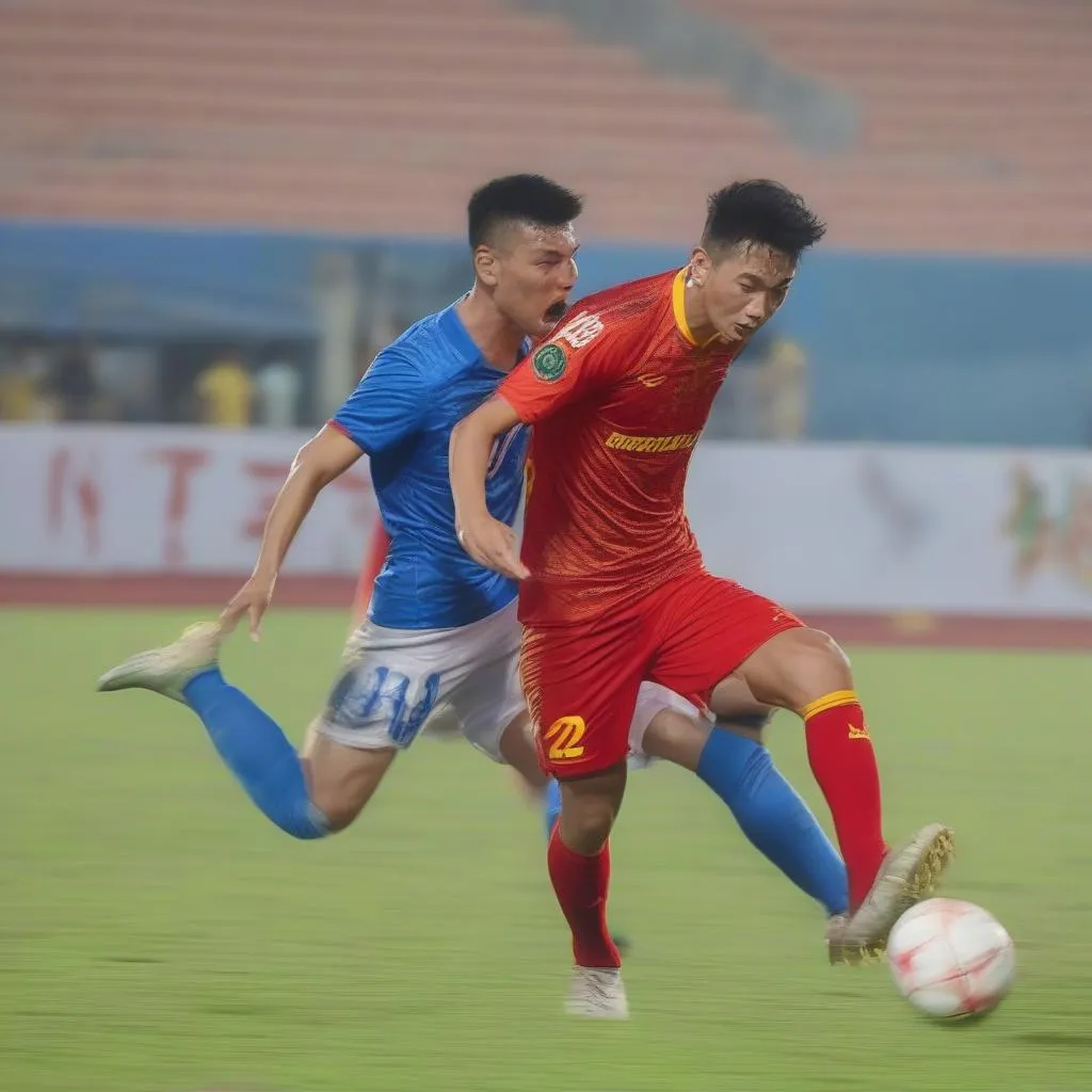 Bruno Cunha Cándido ghi bàn thứ hai trong trận đấu, ấn định chiến thắng 3-0 cho Hoàng Anh Gia Lai