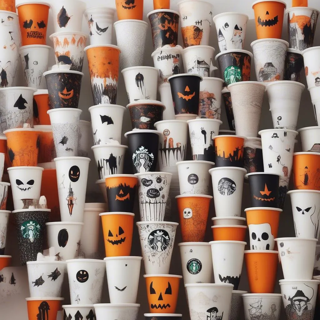 Cốc Starbucks Halloween