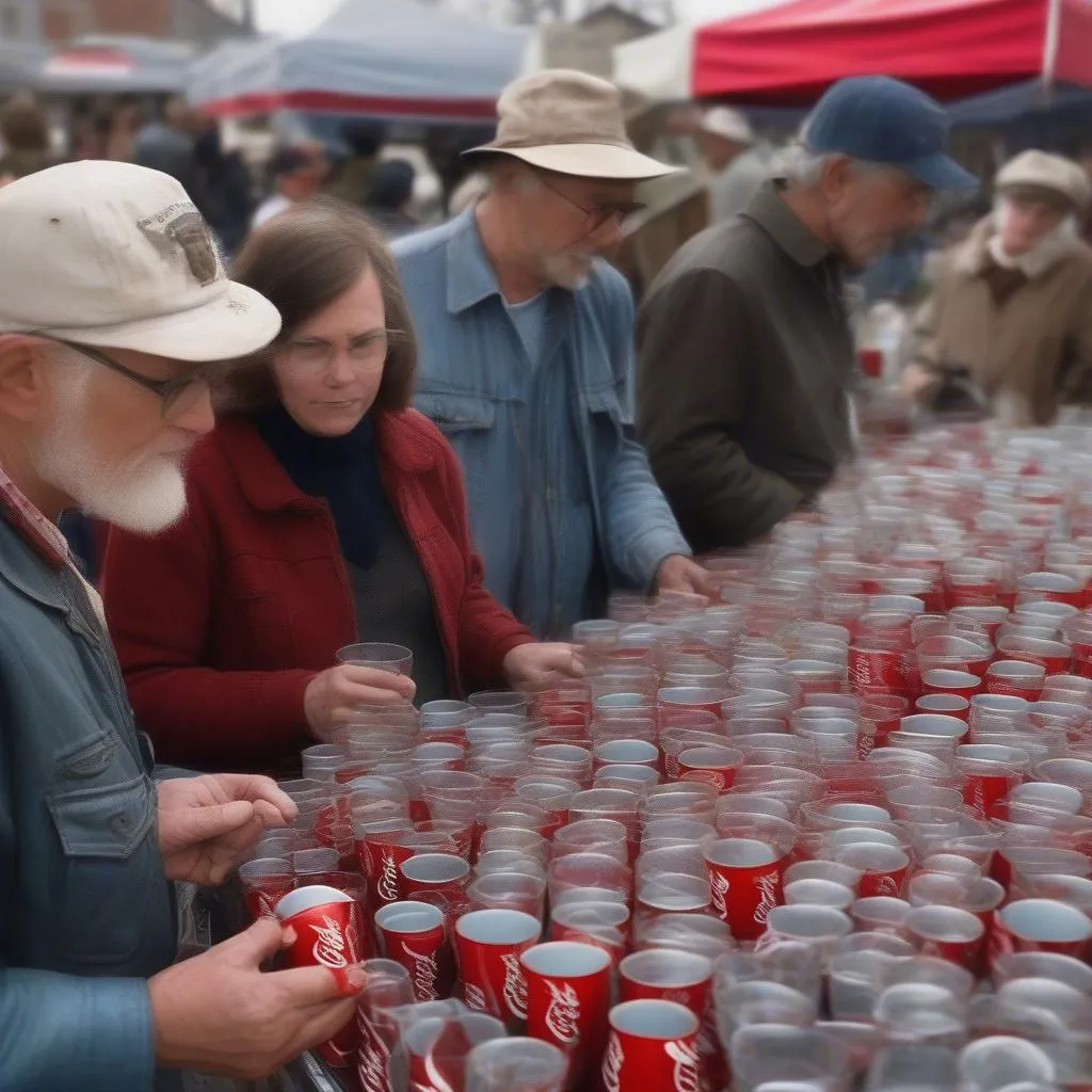 Hành trình tìm kiếm giá trị của cốc thủy tinh Coca Cola