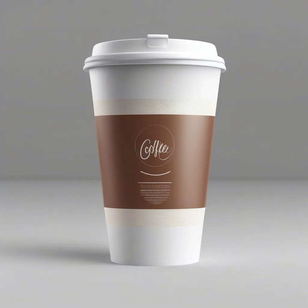 Coffee Cup Mockup with Logo - Showcase your brand with style