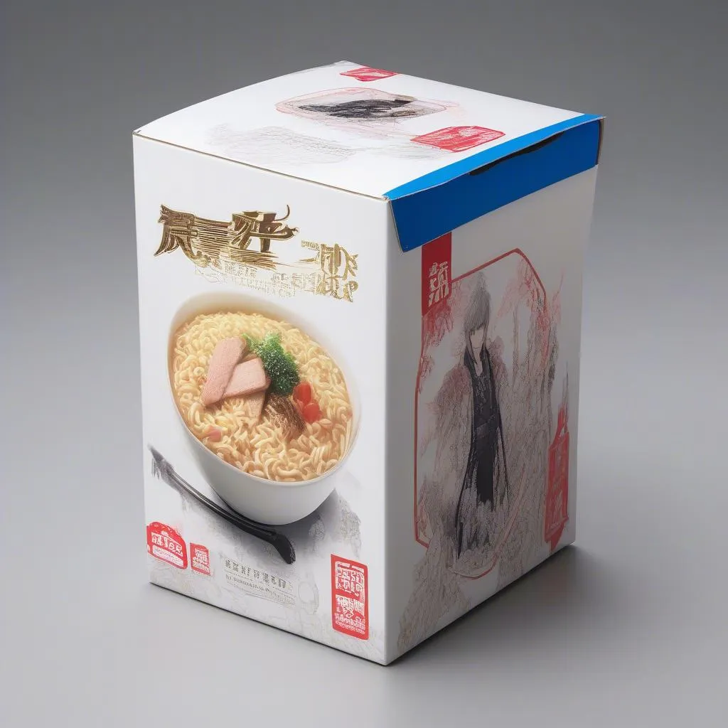 Hộp mì Cup Noodles Final Fantasy XV với bao bì độc đáo