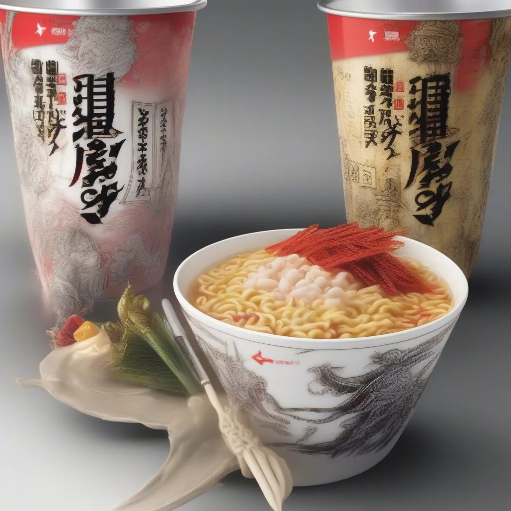 Mì ăn liền Cup Noodles Final Fantasy XV được thiết kế đặc biệt