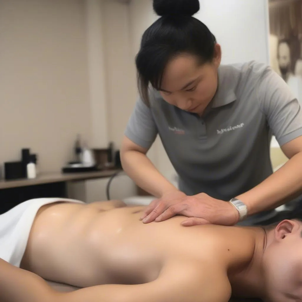 Cupping sports massage cho vận động viên Việt Nam: Hình ảnh minh họa