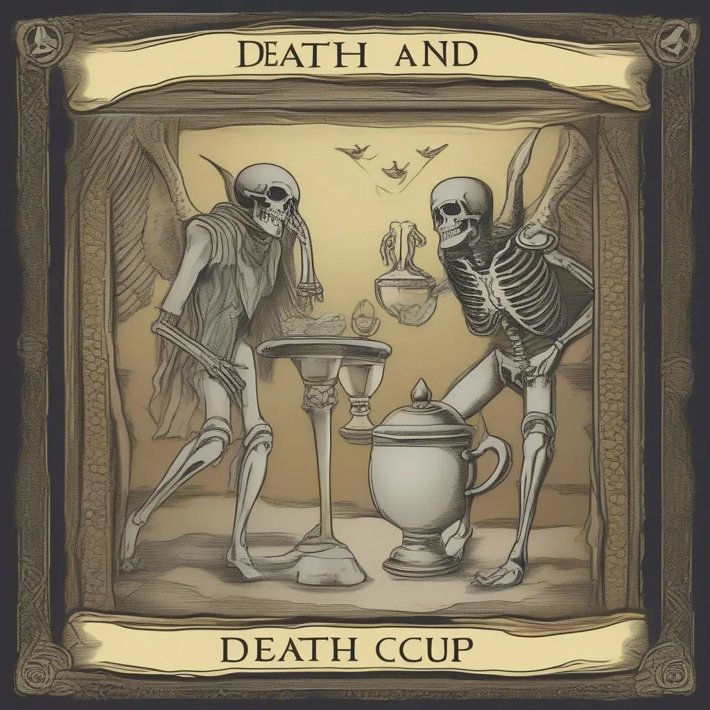 Lá bài tarot "Death and 2 of Cups" - Bí mật bóng đá