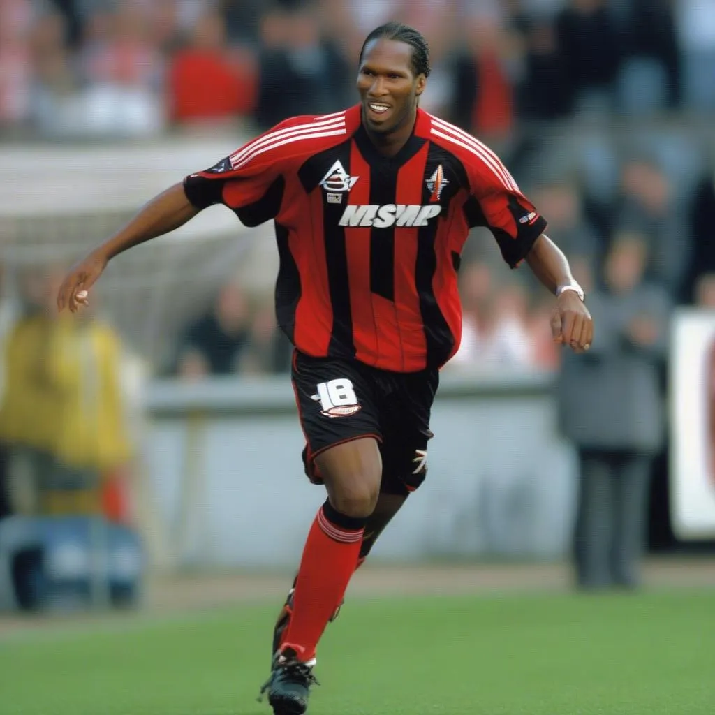 Didier Drogba ghi bàn cho Guingamp