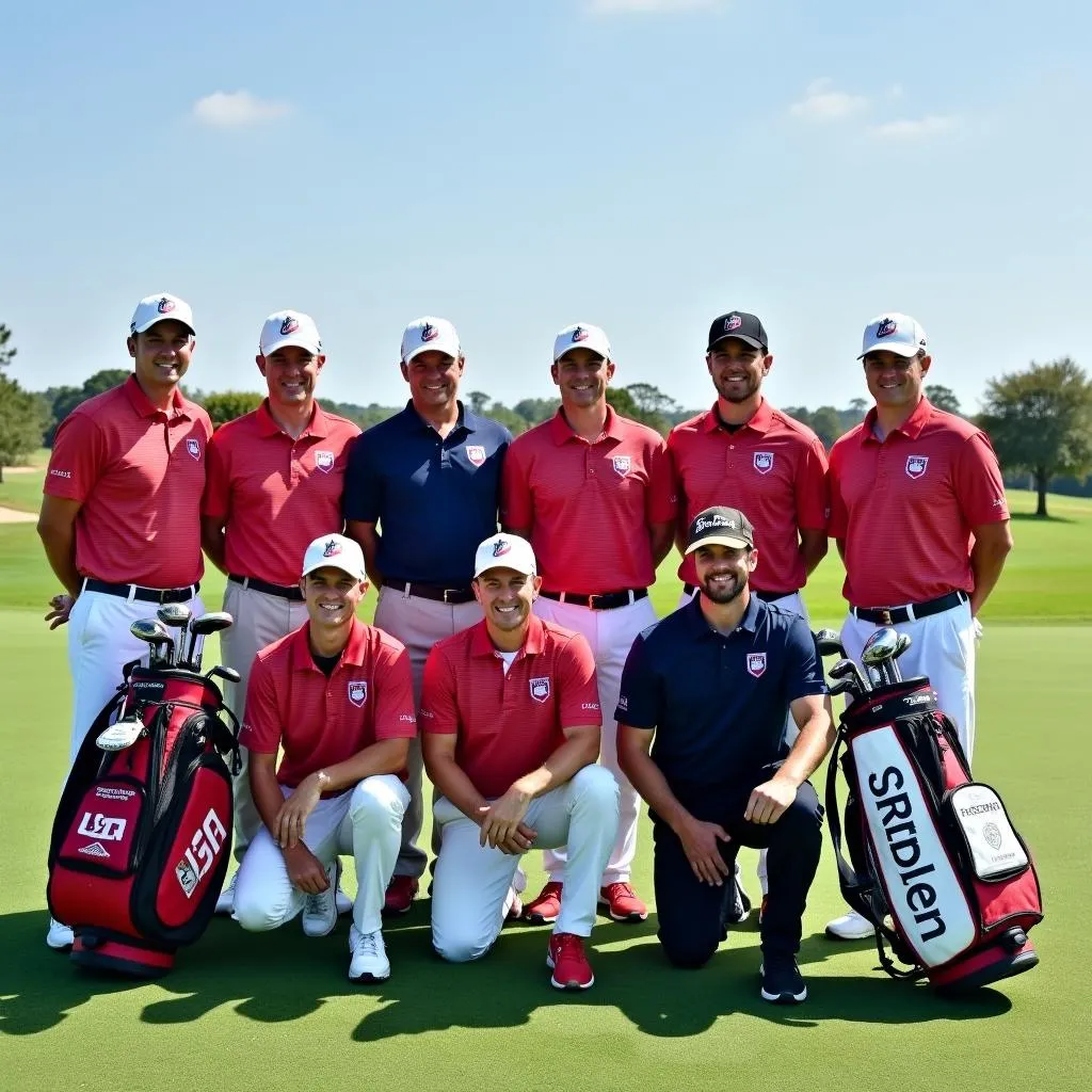 The USA Presidents Cup team