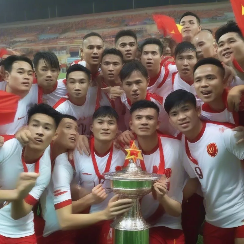 Đội tuyển Việt Nam thi đấu AFF Cup