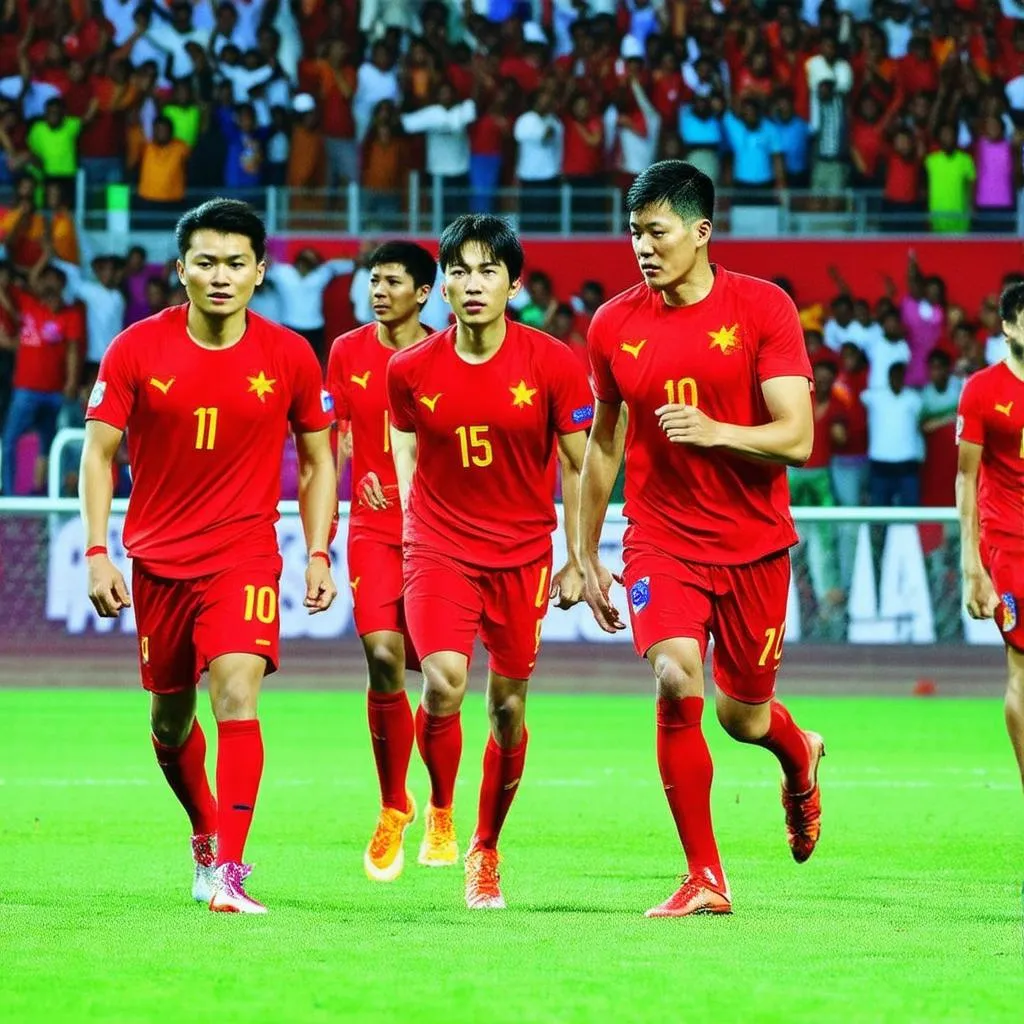 Đội tuyển Việt Nam thi đấu AFF Cup