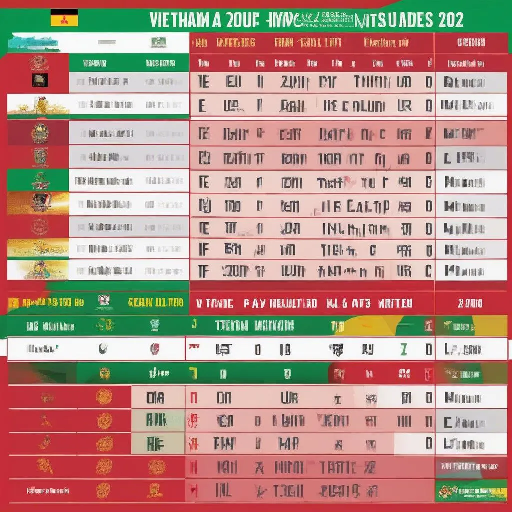 Lịch thi đấu Eaff Cup 2023